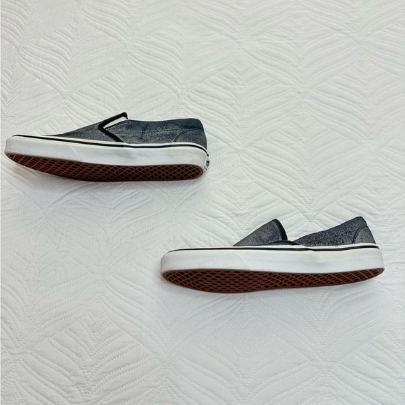 Vans Dizzle Women’s Slip On Black Glitter Low Top Sneakers. Size 9 - Picture 3 of 8